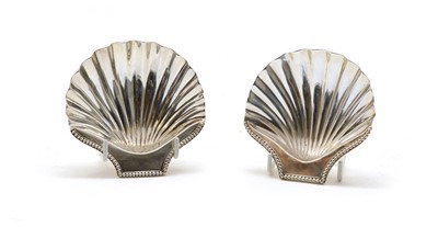 Lot 47 - A George III silver butter shells