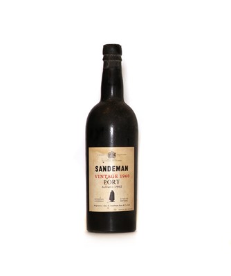 Lot 256 - Sandeman, Vintage Port, 1960, one bottle