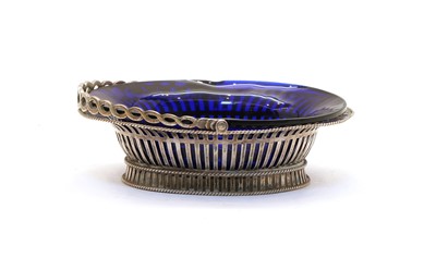 Lot 63 - A George II silver sweetmeat or bon bon dish