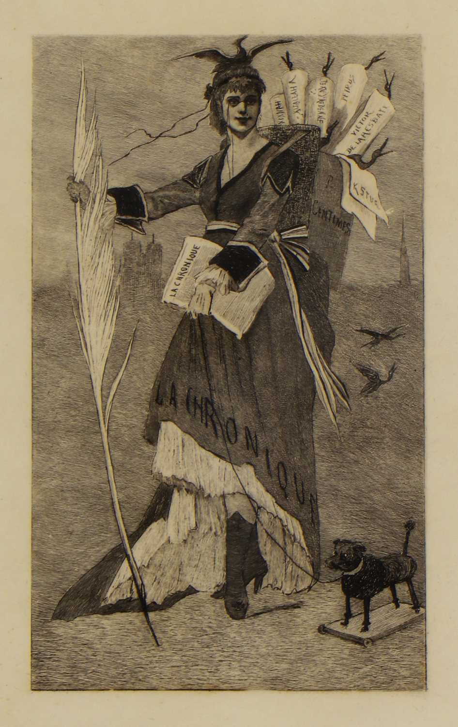 Lot 14 - FÉLICIEN ROPS (Belgian, 1833-1898)