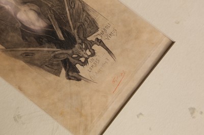 Lot 14 - FÉLICIEN ROPS (Belgian, 1833-1898)