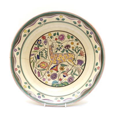 Lot 197 - A Poole Pottery charger