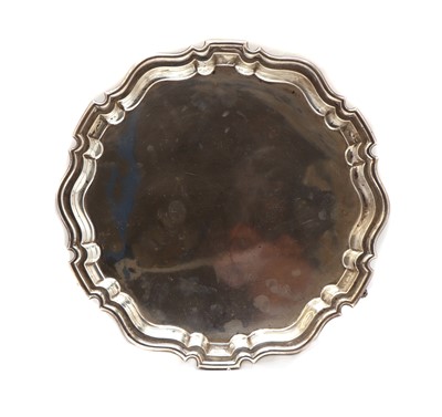 Lot 29 - A silver salver