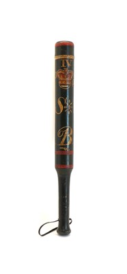 Lot 232 - A William IV police baton