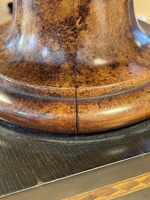 Lot 49 - A grained beech pedestal bowl