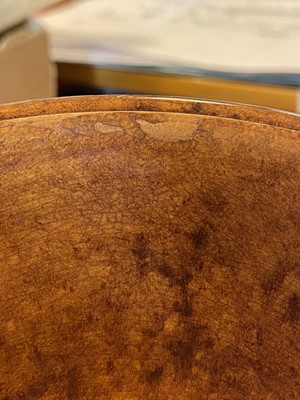 Lot 49 - A grained beech pedestal bowl