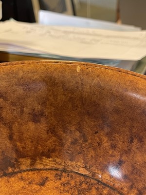 Lot 49 - A grained beech pedestal bowl