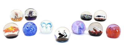 Lot 256 - A collection of Caithness glass paperweights