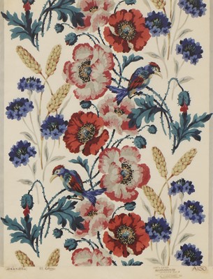 Lot 184 - Wallpaper design