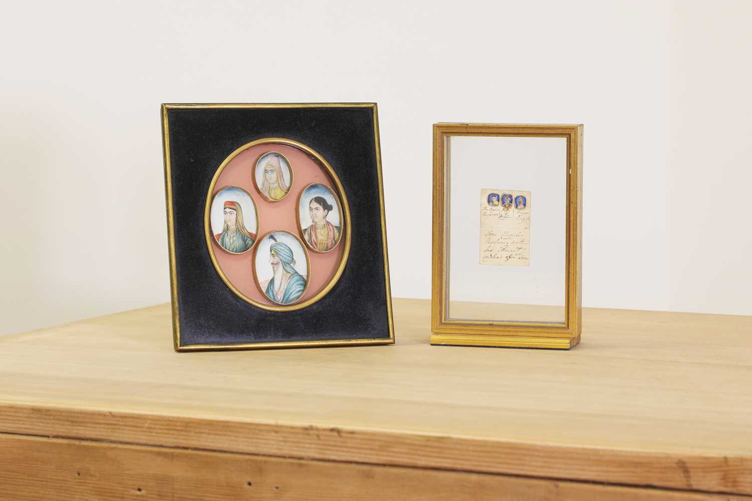 Lot 500 - Four Indian portrait miniatures