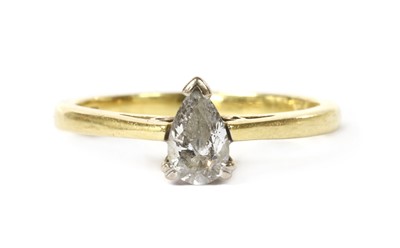 Lot 1178 - An 18ct gold single stone diamond ring