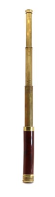 Lot 206A - A three draw telescope