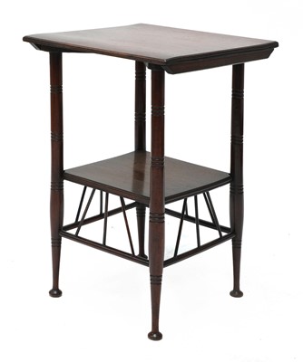 Lot 40 - An Aesthetic Movement 'Thebes' mahogany side table