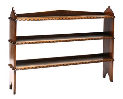 Lot 32 - A Gothic Revival pitch pine bookcase