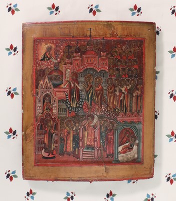 Lot 80 - An icon of the Pokrov