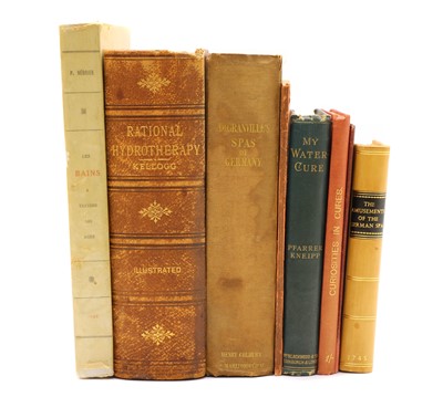 Lot 226A - Eight various books on spas, water cures, etc