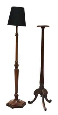 Lot 358 - A mahogany torchere
