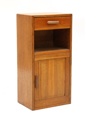 Lot 347 - A Cotswold School oak bedside table