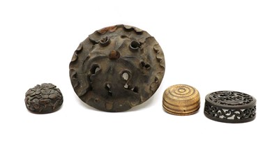 Lot 92a - A collection of Chinese wood covers