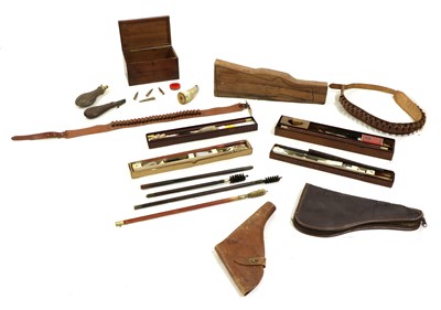 Lot 77 - Four gun cleaning kits and accessories