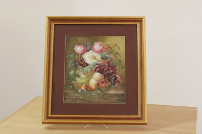 Lot 413 - A Derby-type porcelain plaque
