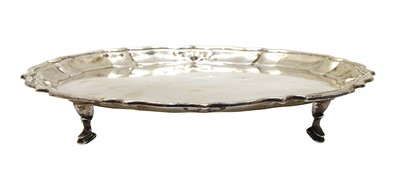 Lot 2 - A silver salver