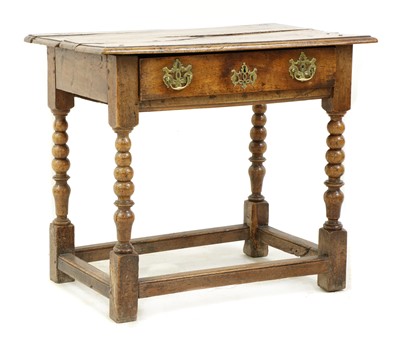 Lot 318 - A walnut side table