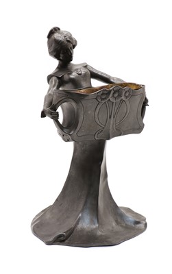 Lot 256 - An Art Nouveau spelter figure