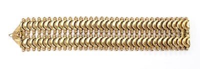 Lot 280 - A Continental gold bracelet
