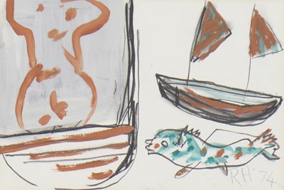 Lot 205 - Roger Hilton (1911-1975)