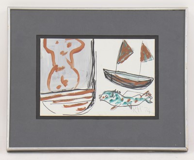 Lot 205 - Roger Hilton (1911-1975)