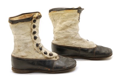 Lot 200 - A pair of Victorian Child's leather boots