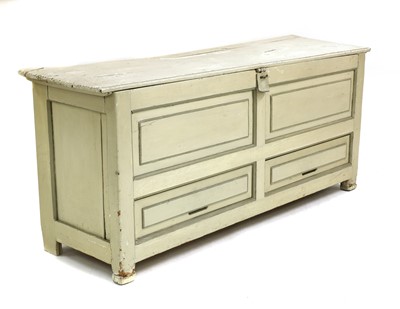 Lot 497 - A painted pine trunk