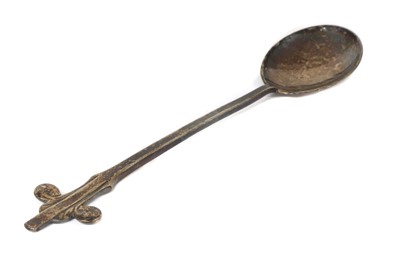 Lot 1053 - A Liberty & Co. Cymric silver jam spoon, designed by Archibald Knox