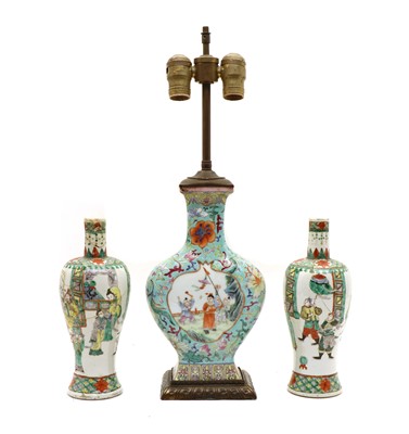 Lot 289 - A Chinese famille rose vase