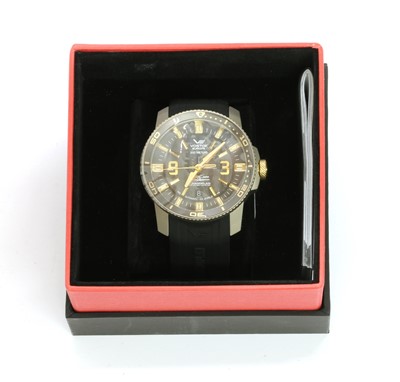 Lot 305 - A gentlemen's titanium Vostok 'Ekranoplan Caspian Sea Monster' automatic strap watch