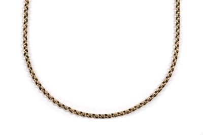 Lot 1142 - A gold belcher chain