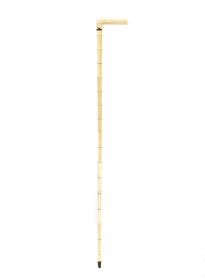 Lot 297 - A sectional ivory walking stick