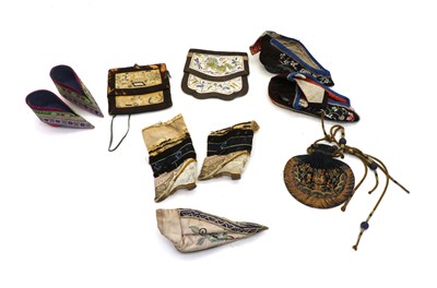 Lot 153 - A collection of Chinese embroideries