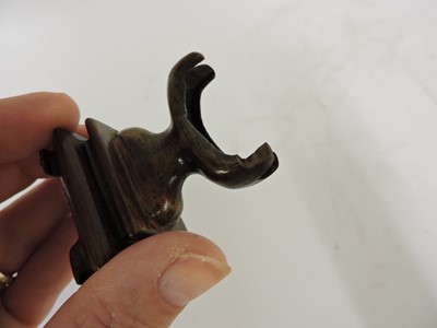 Lot 116 - Two Chinese pierced and carved jade plaques