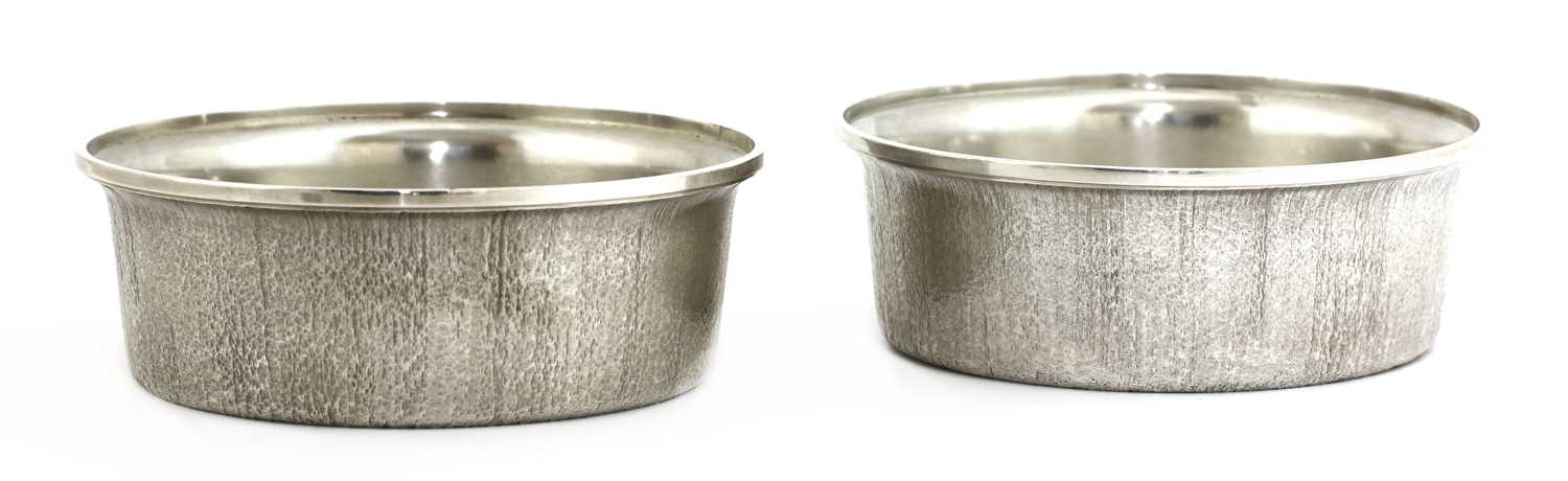 Lot 604 - A pair of modernist silver bowls