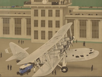 Lot 203 - A GPO Imperial Airways poster