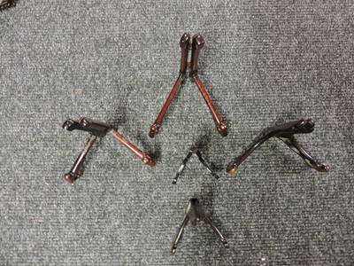 Lot 162 - A collection of Chinese wood stands