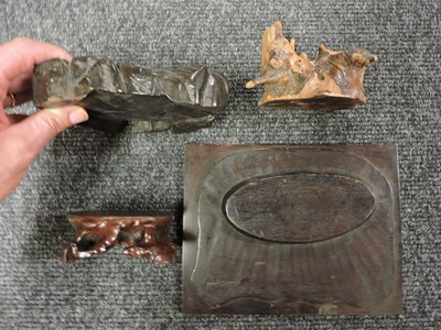 Lot 162 - A collection of Chinese wood stands