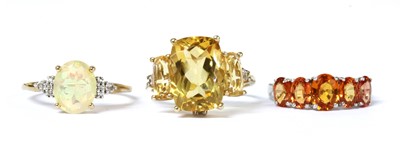 Lot 176 - Three gold rings