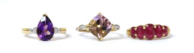 Lot 170 - Three gold rings