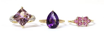 Lot 168 - Three gold rings