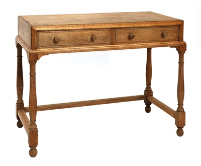 Lot 83 - A Cotswold School oak dressing table