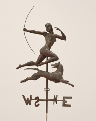 Lot 90 - A copper weathervane by Karen Green