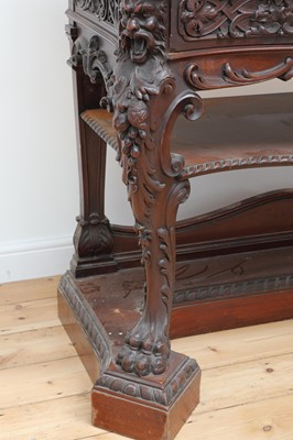 Lot 25 - A mahogany serving table by Gillows of Lancaster